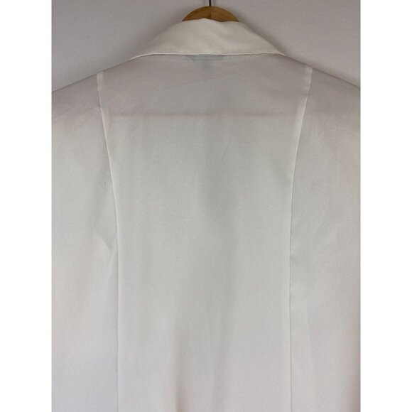 Conrad C Collection Women's White Button Down Top Size 14 - Picture 9 of 12